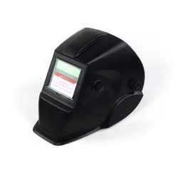 Solar-powered auto-light-changing welding helmet