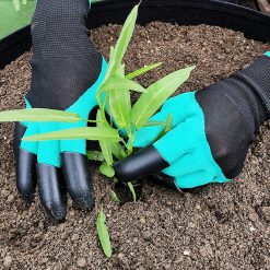 Gardening Gloves with Claws Digging Gloves Garden Vegetable Planting Flower Gardening Planting Anti-Puncture Protective Latex Gloves