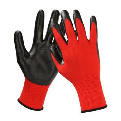 Nitrile gloves nitrile butyl dipped gloves work thickened non-slip wear-resistant nylon hang rubber protective latex gloves