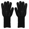 High temperature 800 degrees silicone barbecue oven microwave heat insulation anti-scald high temperature Protective Gloves