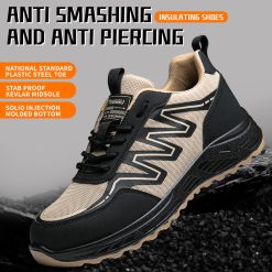Safety shoes Labor insurance shoes male anti-smash anti-puncture anti-skid anti-odor safety protection work shoes four seasons models insulated shoes security door female