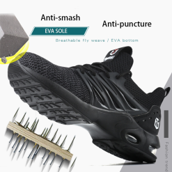 Wholesale of safety shoes, insulated labor protection shoes, manufacturer of breathable air cushion shoes, men's safety shoes, cross-border CE labor protection shoes, anti smashing and anti puncture
