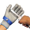 New steel wire American Standard Grade 9 cut-resistant gloves Grade 5 slaughter kitchen food-grade cut-resistant protective labour gloves