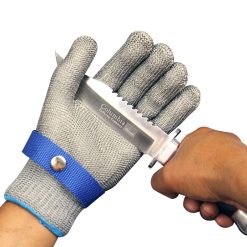 New steel wire American Standard Grade 9 cut-resistant gloves Grade 5 slaughter kitchen food-grade cut-resistant protective labour gloves