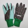 Flower cloth glovesPVC dot bead garden glovesWear-resistant labour glovesCanvas gloves