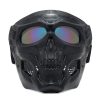 Harley windscreen motorbike factory direct sale Halloween tactical mask party game skull tactical equipment fit FAST