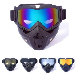 Harley windscreen motorbike men and women retro biker full face mask riding mask off-road goggles