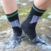 Waterproof socks men and women winter breathable long outdoor hiking wading mid-calf cycling skiing sports warm socks