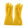 Nanyang cow rubber latex gloves rubber thickened durable wear-resistant lengthened laundry dishwashing site industrial rubber Kitchen Dishwashing