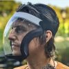 Upgraded version of the protective mask anti-fog HD transparent dust and splash mask anti-fog labour protection masks