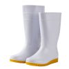 PVC high-grade food boots white boots oil-resistant kitchen food factory special use