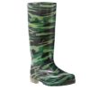 Men's camouflage high rain boots site PVC labour three waterproof shoes