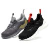 Cross-border labour insurance shoes men anti-smash anti-puncture work shoes breathable lightweight safety shoes factory lightweight construction site labour insurance shoes