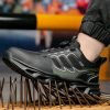 Summer labour insurance shoes men's anti-smash anti-puncture thickening wear-resistant shoes non-slip breathable lightweight steel-toe shoes wear-resistant safety shoes
