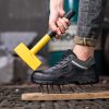 Work shoes manufacturers low-top black labour insurance shoes steel head anti-smash anti-puncture anti-slip protective shoes site safety shoes