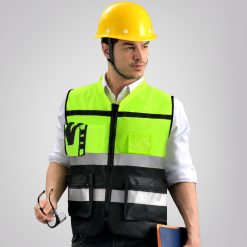 Leader reflective vest, motorcycle riding safety suit, construction site vest, reflective jacket, riding suit