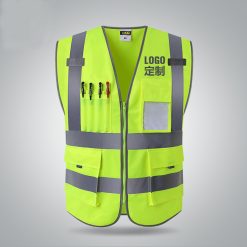 Reflective vest, safety vest, worker reflective vest, traffic construction clothes, fluorescent construction clothes, printable