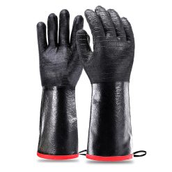 Heavy-duty neoprene high-temperature heat-resistant steam barbecue flame retardant heat and oil resistant amazon anti-scald gloves